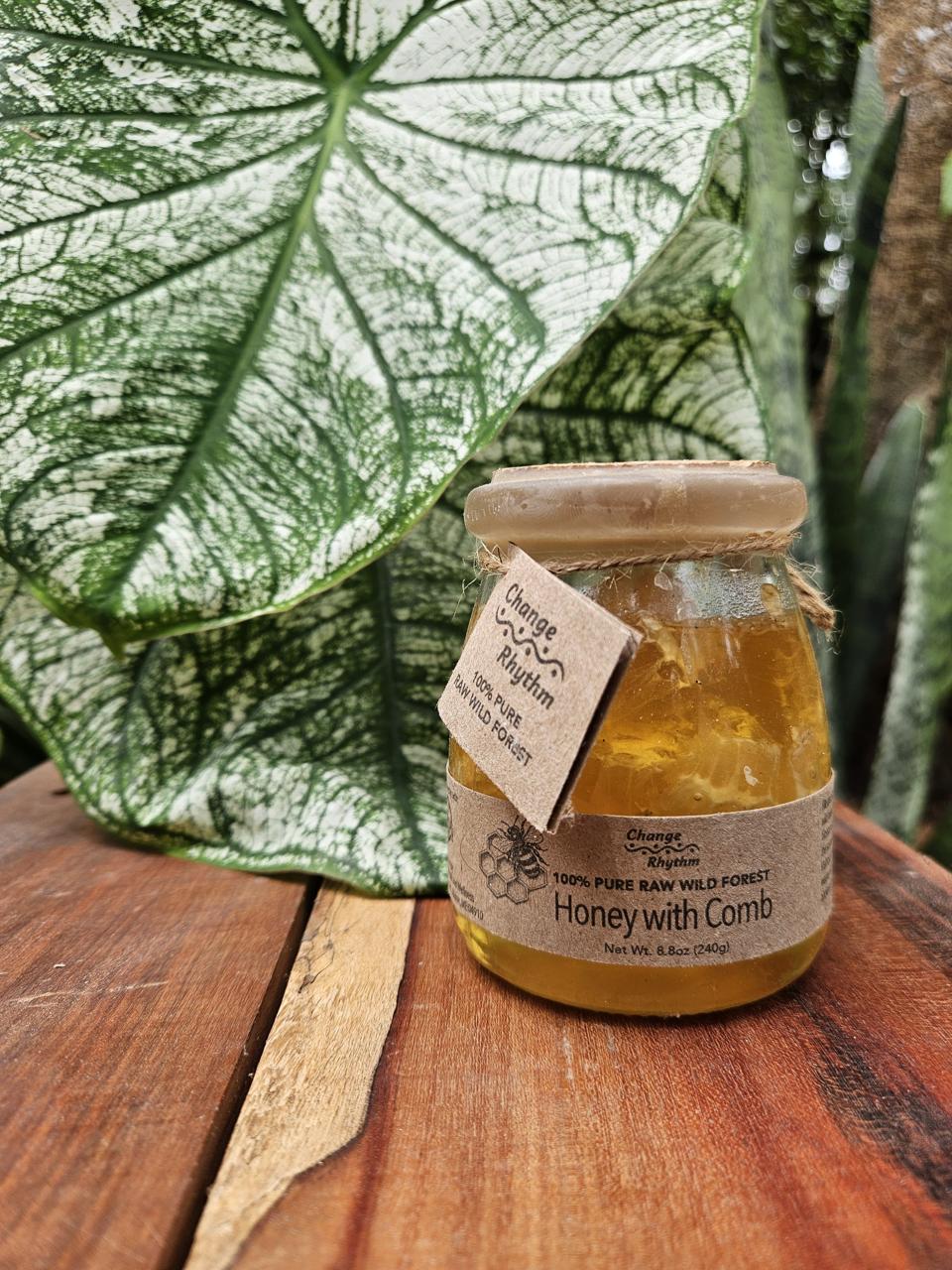 Raw Wild Forest Honey With Comb