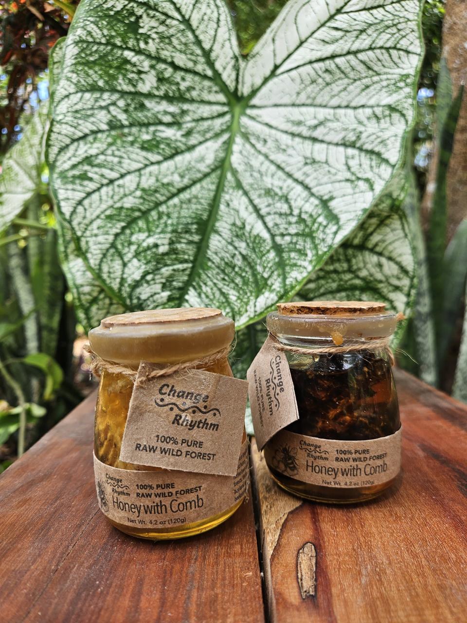 Raw Wild Forest Honey With Comb