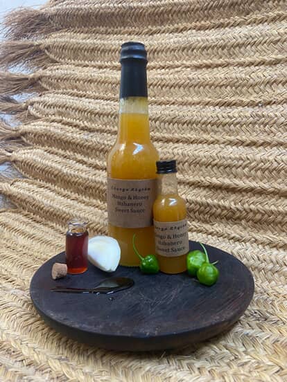 Mango Honey Hot Sauce - Sweet Heat Blend