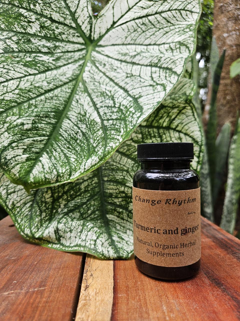 Organic Turmeric & Ginger Herbal Supplement